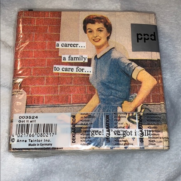 Anne Taintor Retired Cocktail Napkins (20 per pkg) - Picture 2 of 2